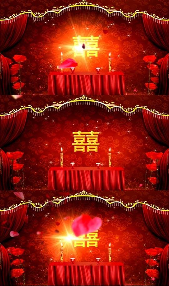婚礼婚庆拜堂拜天地背景视频1920x1080_视图站_原创设计素材交流平台