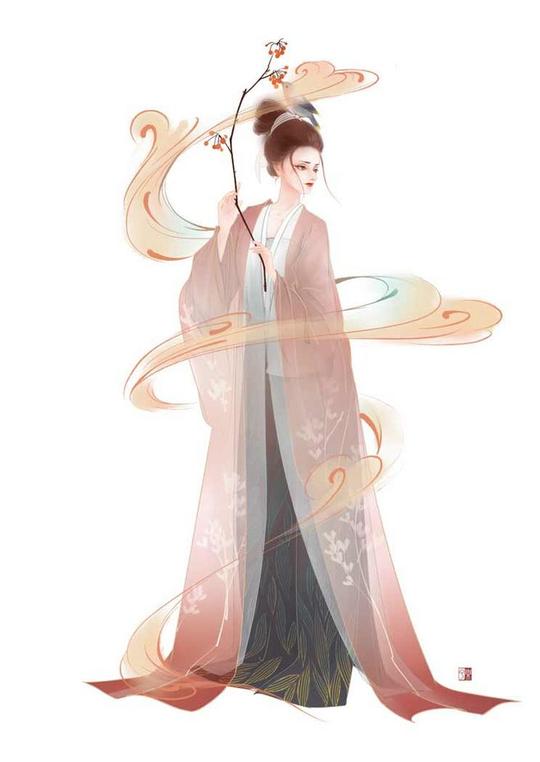 素材·古风-花瓣网|陪你做生活的设计师|#无脸古装