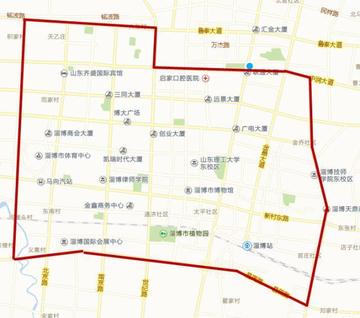 潍坊市禁摩地区在哪里啊