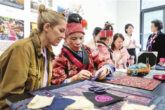 “一针一线”中西艺术工坊落户德清