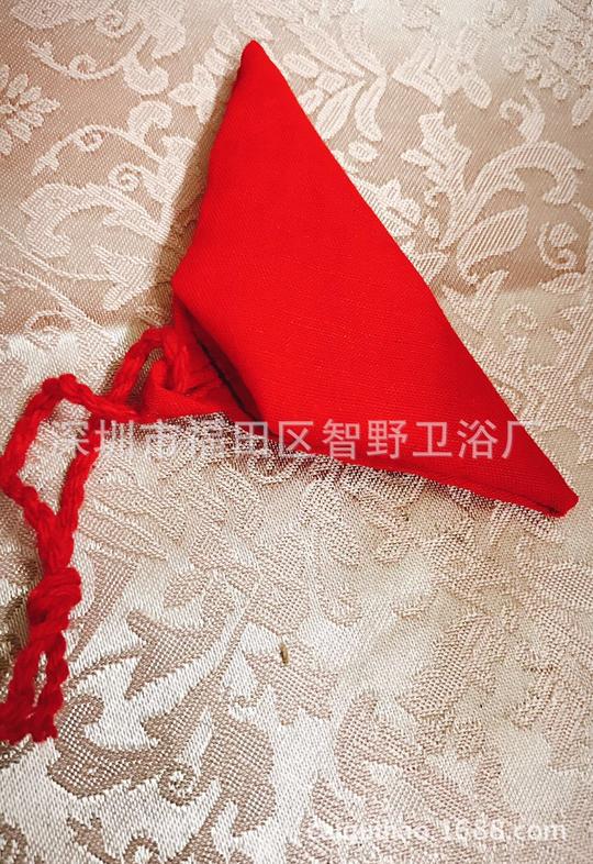 潮汕传统手工制作老爷符袋护身符袋平安符袋红色佛教福袋锦囊挂件示例