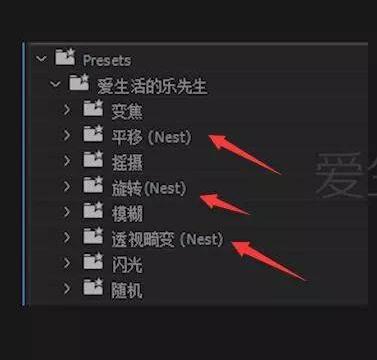 pr无缝转场预设快速生成转场特效