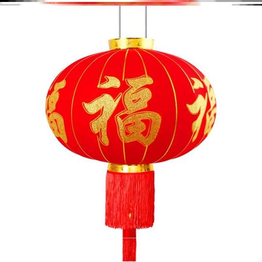 2021新款太阳能灯笼新年用春节灯笼挂大门口防水led大红灯喜庆9