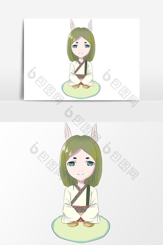 兔子仙人玉兔元素