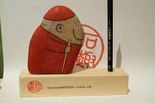 【图】独家手绘蘑菇石头画鹅卵石送礼佳品1