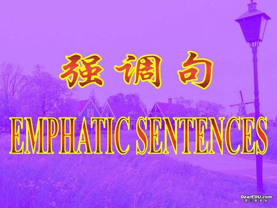 高中英语语法强调句新课标