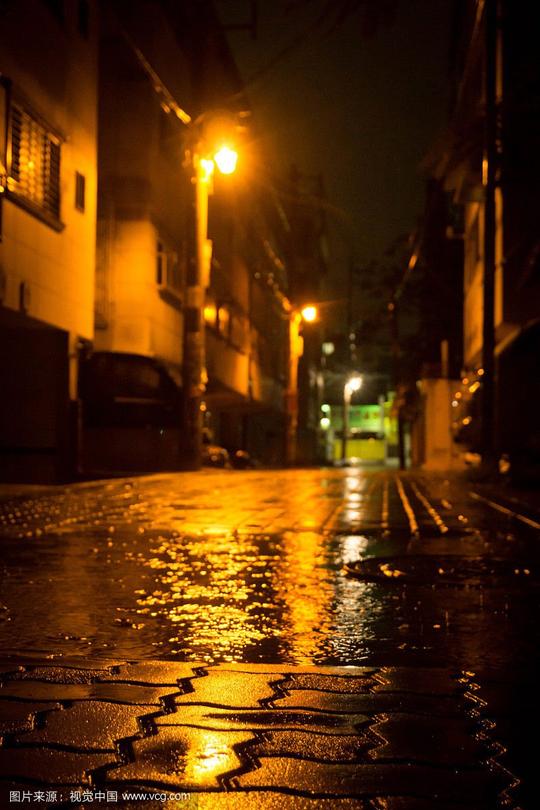 城市,夜晚,雨,都市风景,韩国,路灯,首尔,摄影,垂直画幅,彩色图片,无