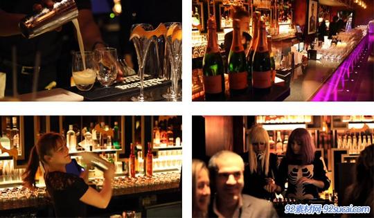欧美夜店热闹的夜生活酒吧喝酒跳舞高清实拍