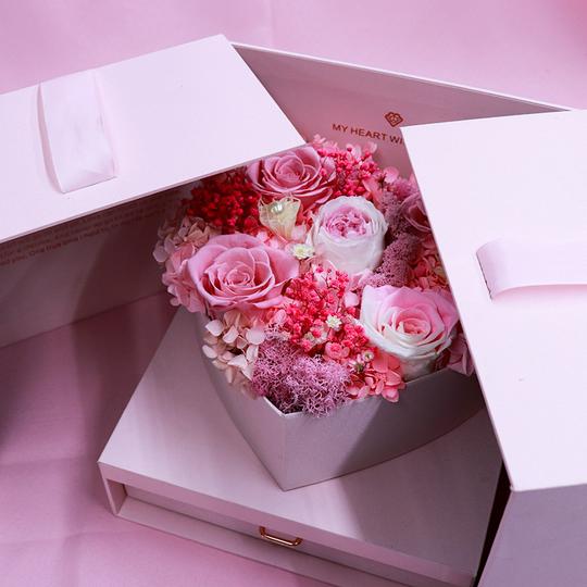 永生花礼盒玫瑰花鲜花520情人节礼物生日永生花创意礼品礼物