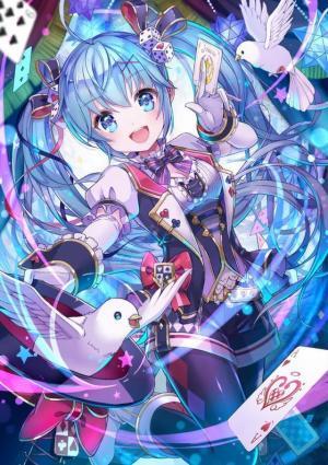 t^t喜欢的抱走，初音未来二次元动漫青春系壁纸可爱粉色系