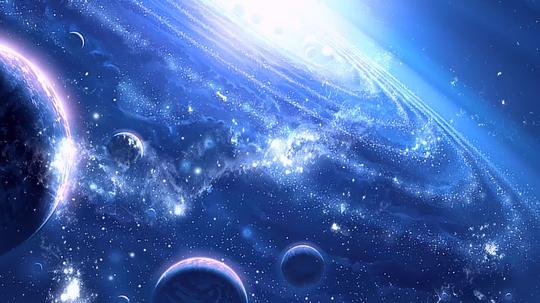 宇宙梦幻银河星球_1920x1080_高清视频素材下载(编号