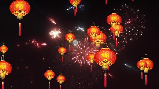 春节年会元宵节灯笼_1920x1080_高清视频素材下载(:)