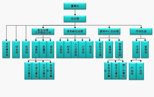 公司组织框架图