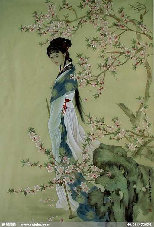 黛玉葬花图片[jpg,装饰素材]