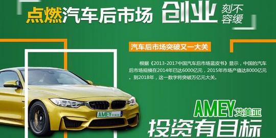投资艾美亚汽车服务连锁低风险创业项目