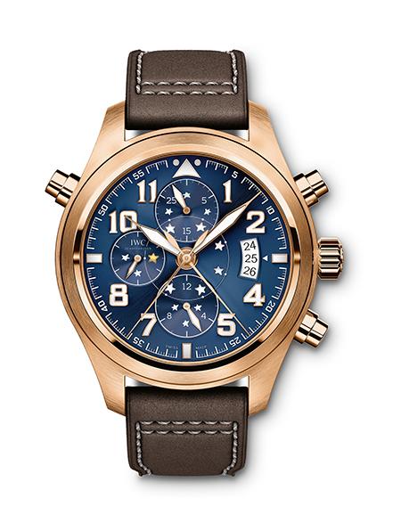 iwc万国表飞行员追针计时腕表&quot;小王子&quot;红金特别版_iw371810