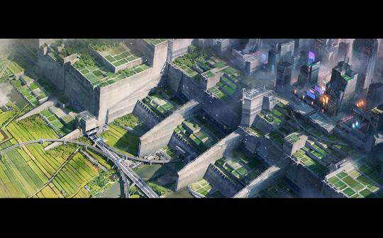 blender教程城市概念设计megacity分镜场景建模渲染【中文字幕】