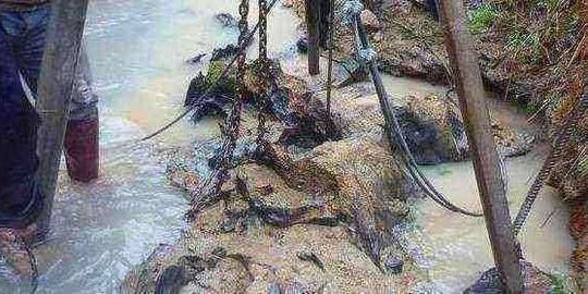 农民在野外挖到了一副棺材,专家也闻讯赶来,结果让人意外