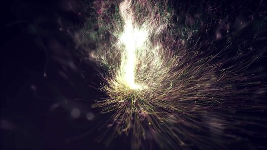 极品唯美思维粒子光线_3840x2160_高清视频素材下载