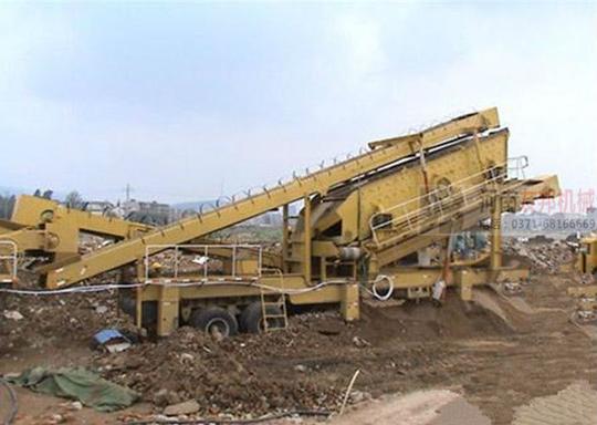 砂石料的生产流程对建筑垃圾中的混凝土,废砖块,石头等进行处理加工
