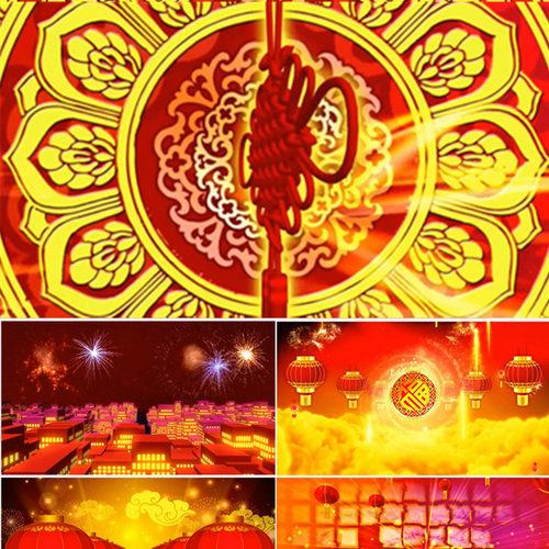 卓依婷恭喜恭喜新年喜庆背景喜庆歌曲led视频素材晚会背景