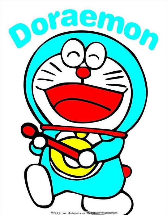 机器猫叮当卡通叮当矢量素材其他矢量