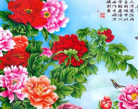 花开富贵中国画图片