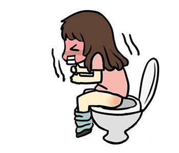  搞笑女孩拉屎大便动态表情包