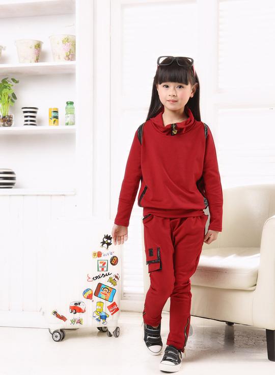 篇幅袖上衣裤子童装套装批发外贸童装套装童装秋冬