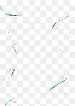 透明碎玻璃素材