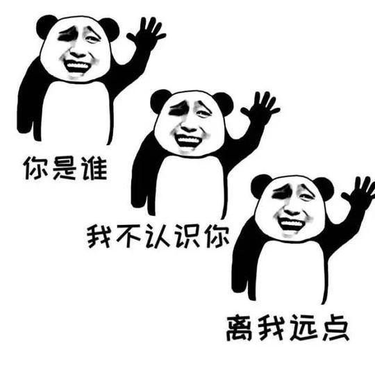 我不认识你表情包