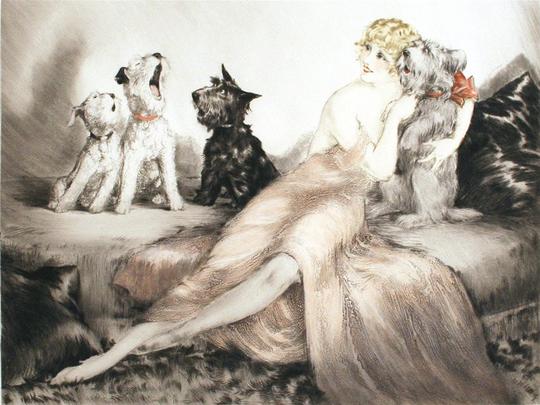 法国艺术家louisicart油画作品欣赏
