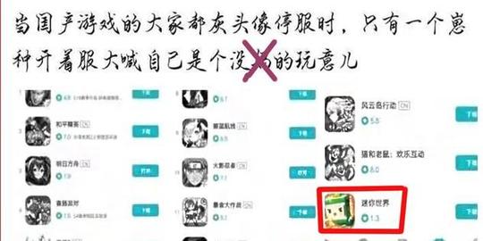 国产游戏停服，只有迷你世界特殊?取证结果已出