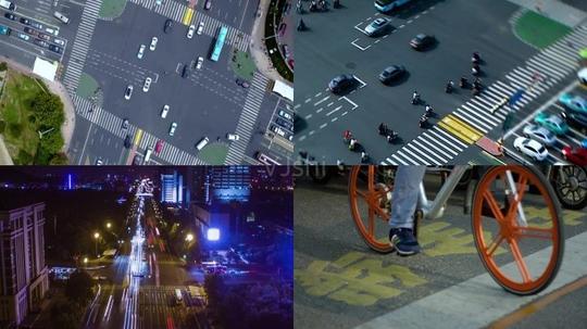 高清城市交通文明出行视频素材