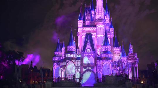 迪士尼新年夜4k_3840x2160_高清视频素材下载(编号:)