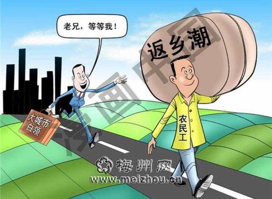 返乡创业漫画-谁最有可能帮你找到工作