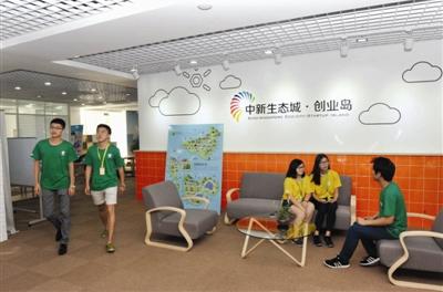 昨日,中新天津生态城创业岛大学生实训基地在国家动漫产业园孵化器