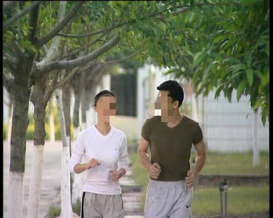 情侣跑步视频素材
