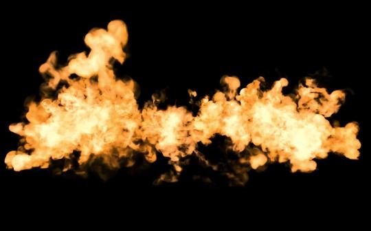 【12组爆炸特效燃烧火焰视频素材】烟雾带盘里通道合成素材