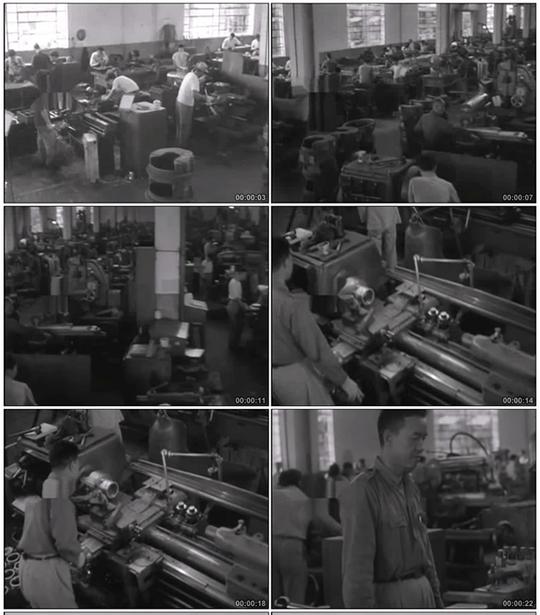 车间机械工业武器装备大炮台湾工人工作劳动制造视频素材