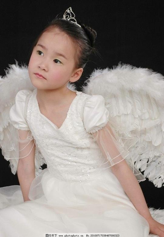 儿童写真艺术照可爱漂亮乖巧微笑小公主儿童幼儿人物图库