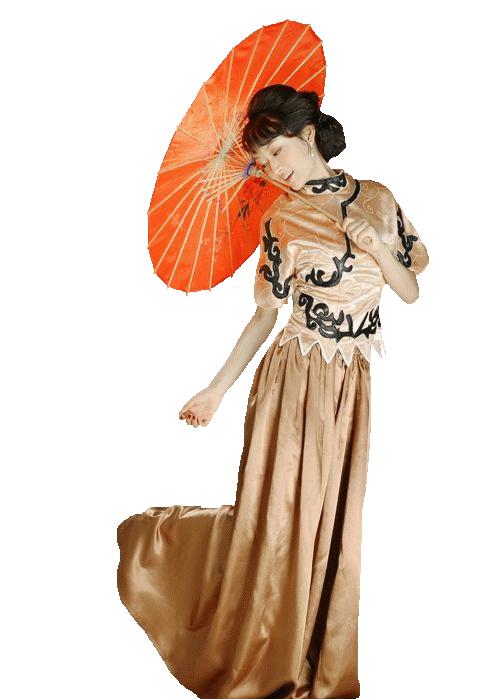 我的素材库[现代人物透明部分之二十四(春山最新古典美女抠图)]-春