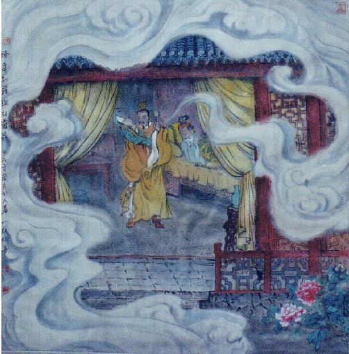 [转载]地藏垂迹图(藏于九华山历史文物馆)