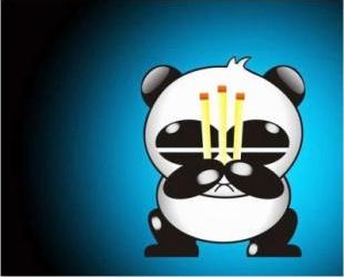 熊猫烧香表情包 一路好走
