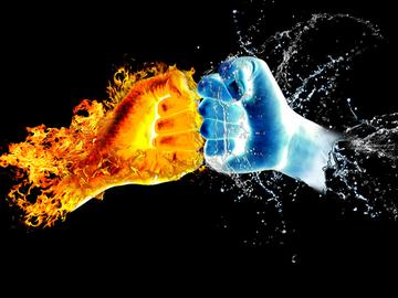 冰火两重天图片搞笑