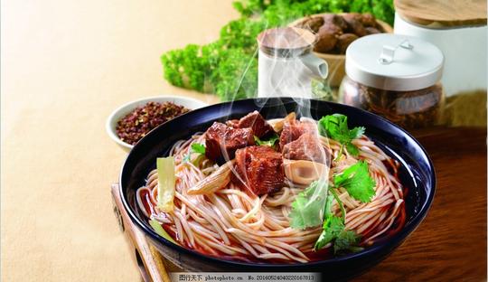 牛肉面面食素材