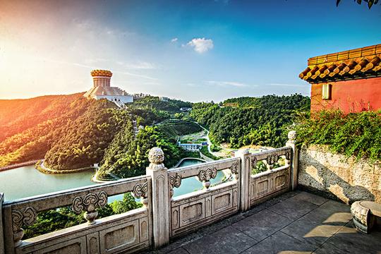 绍兴兜率天宫景区_图片大全—全景创意图库（quanjing.com）中国领先的正版图片视频素材网站