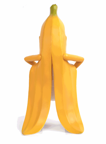 黄色香蕉片图片