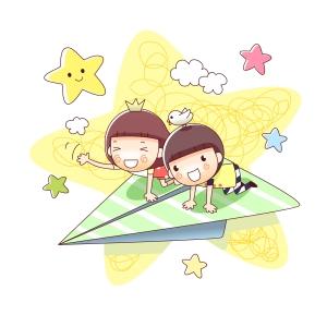 六一儿童节可爱卡通幼儿园透明背景免扣素材(64)