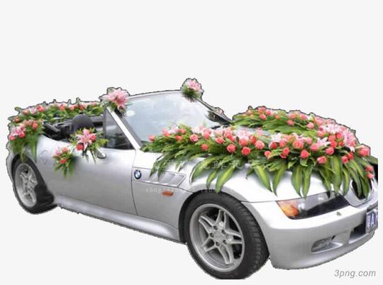 婚车漂亮的婚车花装饰汽车婚礼车漂亮好看